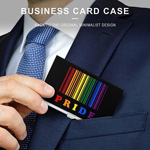 LGBT ponos s barkodom s ispisom poslovne osobne iskaznice držač Futrole za karticu zaštitna kutija organizator školjke za muškarce