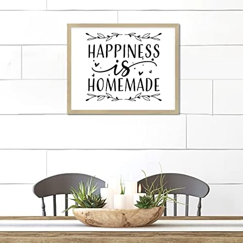 Stihovi iz Svetog pisma uokvireni drveni zidni plak Inspiracijski citati Home Tema sreća je domaće drvene uokvirene natpisne seoske
