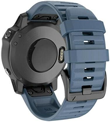 Adaara 26 20 22 mm silikonski remen za brzo otpuštanje za Garmin Fenix ​​7x 6x Watch easyfit naramenica za zglobove