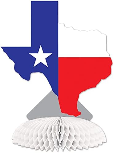 Generic Lone Star Texas State State ploče salvete za salvete za salvete Osiguravanje ukrasa, 16 ploča za zalogaj za užinu predjela,