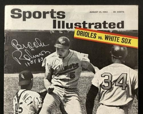 Brooks Robinson potpisao je 8/31/64 bez etikete, prva naslovnica časopisa s autogramom