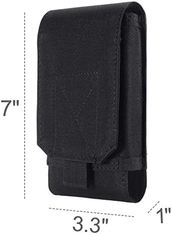 Urvoix Black Army Camo Molle vrećica za torbicu za torbicu za mobilne telefone Veličina kućišta poklopca