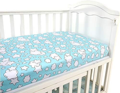 Organski plahti za krevetiće - organski dres pamuka ugrađeni krevetići za standardne krevetiće i madrace za malu djecu
