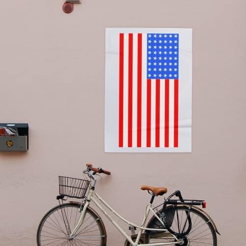 Šabnica - zvijezde američke zastave poravnane u stupcu s prugama Najbolji vinilni veliki šabloni za slikanje na drvu, platnu, zidu