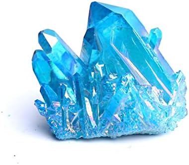 Binnanfang AC216 1PC Novo nebesko plava elektroplacijana Vug Crystal Crystal uzorak uzorak za elektropriviranje kristalnih nakupina
