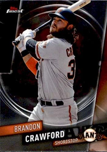 2019 Finest 29 Brandon Crawford San Francisco Giants MLB Trgovačka kartica za bejzbol