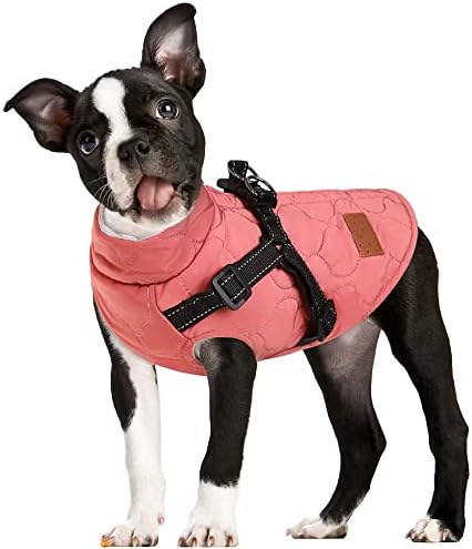Judybridal Dog Winter Jacket Pet Turtleneck džemper za hladno vrijeme s reflektirajućim rezerima, topla jakna od štenaca Mali pse Zimski
