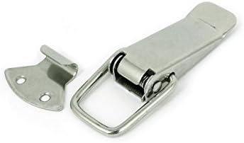 Hardver ormara srebrne boje vrata ormara od nehrđajućeg čelika sigurnosna brava uvlačivi zasuni preklopni zasun