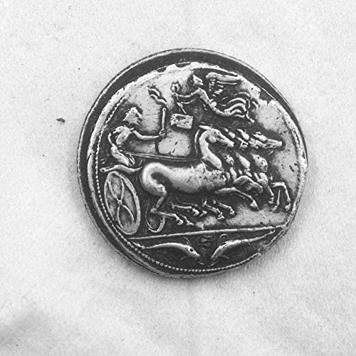 Utisnuti grčki novčići kolekcija srebrnog kovanica srebrne kovanice 14