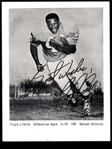 Floyd Little PSA DNA potpisano 8x10 Autografski fotooph Broncos