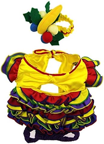 Pupse Love Dog kostim - Calypso Queen kostimi šarene karnevalske haljine psi