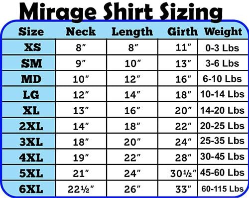 Mirage proizvodi za kućne ljubimce 18-inčna košulja za ispis s rinestone za kućne ljubimce, xx-veliki, dječja plava