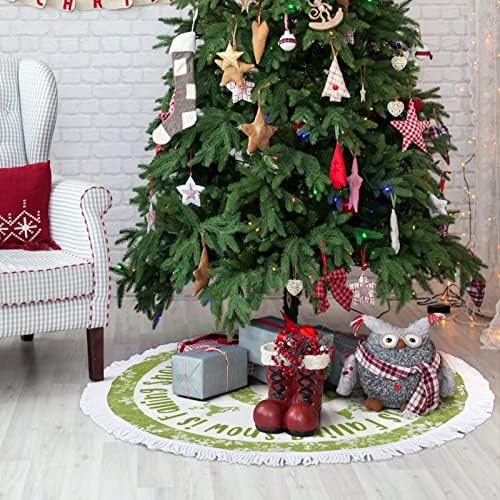 Suknja božićnog drvca, 30 božićna pseća silueta xmas stablo prostirke s rezom, suknja s snježnim pahuljicama, zimska stabla baza prostirka