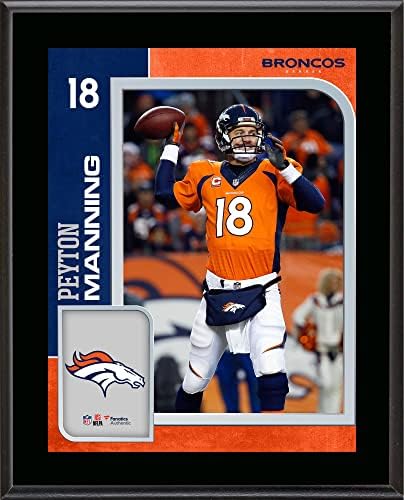 Sublimirana ploča igrača Peiton Manning Denver Broncos od 10,5 inča 13 inča - ploče i kolaži NFL igrača