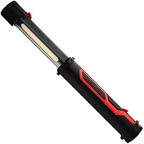 Neiko 40337A bežični 10-vatni 2-u-1 COB LED i UV radno svjetlo s punjivom baterijom od 4000-mah li-ion, do 8 sati trčanja, magnetskim