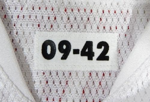 2009. San Francisco 49ers Davis 33 Igra izdana White Jersey 42 DP26456 - Nepotpisana NFL igra korištena dresova
