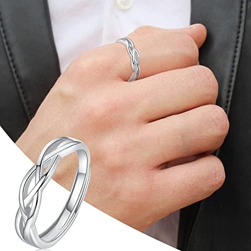 Otvoreni završni prstenovi podesivi par koji nose prstenove za valentinovo prijedlog prstenova Ženski prstenovi s podesivim otvorima
