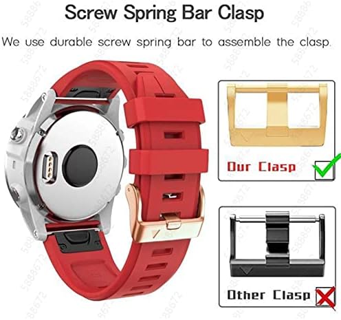 Buday Smart Watch Band remen za Garmin Fenix ​​7s/5s/5s Plus/6s/6s Pro brzo izdanje EasyFit D2 D2 D2 D2 SILICONE 20 mm narukvica