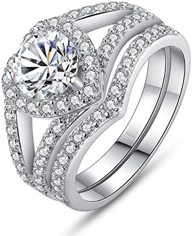 2023. novi pribor zaručnički set be Modni cirkonijev prsten Kreativni prsten prsten za moju kćer prsten molite za to