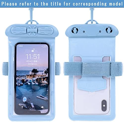 Futrola za telefon u boji kompatibilna s vodootpornom futrolom za telefon u plavoj boji [bez zaštitnika zaslona]