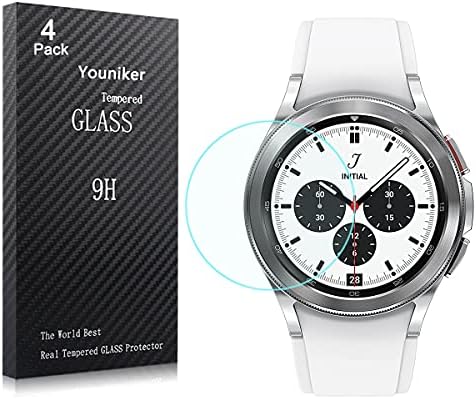 Youneker 4 Pack kompatibilan sa Samsung Galaxy Wattom 4 klasični 42 mm zaslon pametni sat zaslon, zaslon zaslon od staklenog zaslona