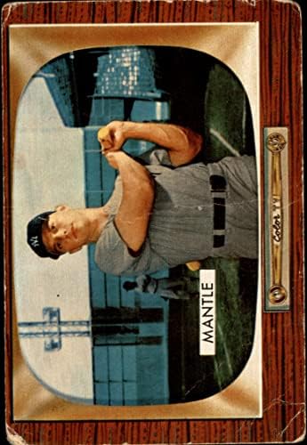 1955. Bowman 202 Mickey Mantle New York Yankees Fair Yankees