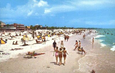 Clearwater Beach, razglednica na Floridi