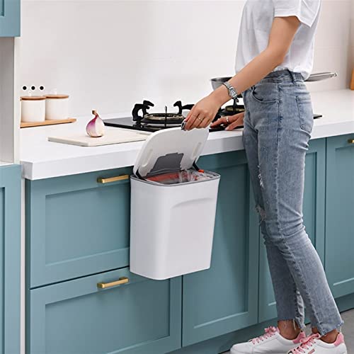 Abecel kanta za smeće, zidna kuhinjska smeća kanta vrata kuhinjski ormarić s unutarnjim spremnikom za razvrstavanje kante mogu se objesiti