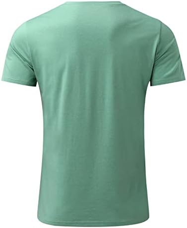 ZDFER Ljetne majice za muške, casual tiskane majice s kratkim rukavima za majice za majice Osnovni vrhovi meke plaže trenirke