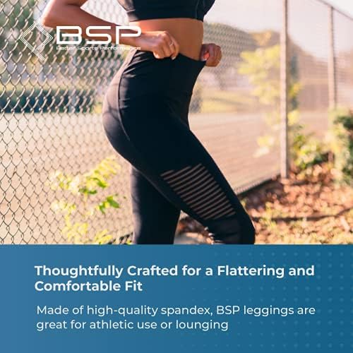 BSP bolje sportske performanse ženske gamaša - ženske hlače za vježbanje s mrežicama i džepovima, gamaša za vježbanje za žene
