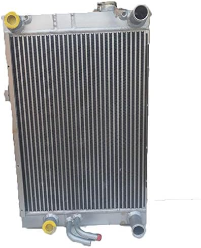 Jezgra hladnjaka vode spremnika HIERTURB sklop 42N-03-11782 za kotačima Komatsu viličare WB93S-5E0 WB93R-5E0