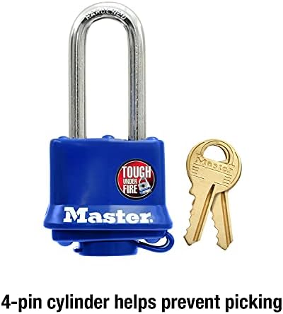 Master Lock 312dlh laminirani čelični pin za lokov, plava