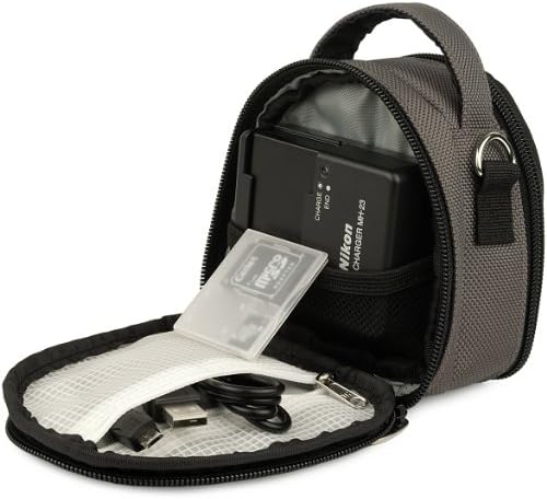 Mala стально-siva kompaktna torba za fotoaparat Torbica-oglas za Nikon CoolPix S7000 S5300 S3700 S3600 A300 A10