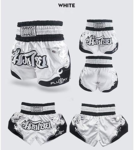 Fluory Muay Thai Fight Shorts, MMA kratke hlače za obuku odjeće Cage Fighting Grappling borilačke vještine kickboxing kratke odjeće