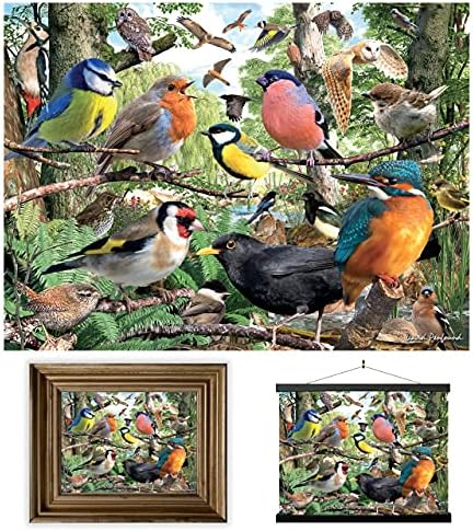 3D Livelife lentikularni zidni otisci - priroda je dom iz DeluxeBase. Neprerađeni plakat 3D ptica. Savršeni zidni dekor. Izvorno umjetničko