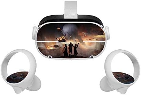 DuythaiBoshop Akcija MMO Video Game Oculus Quest 2 Skin VR 2 Skins slušalice i kontroleri naljepnice Zaštitni pribor za zaštitu naljepnica