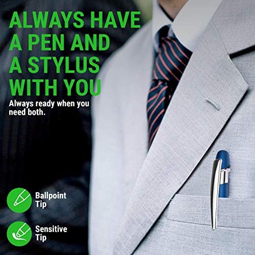 Olovka za olovke za dodirne zaslone i olovke za pisanje kuglice, s osjetljivim vrhom olovke - 2 u 1, kompatibilno za uređaje za zaslon