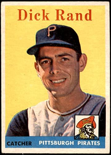 1958. Topps 218 Dick Rand Pittsburgh Pirates VG/EX+ Pirates