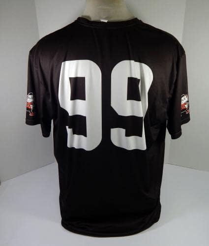 Cleveland Browns 99 Igra Korištena smeđa vježba trening košulja dres 3xl dp45246 - nepotpisana NFL igra korištena dresova