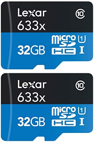 Kit Lexar od 2 visokih performansi memorijska kartica microSDHC UHS-I kapaciteta 633x32 GB sa SD adapterom LSDMI32GBBNL633A u paketu