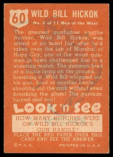 1952 Topps 60 Wild Bill Hickok Ex