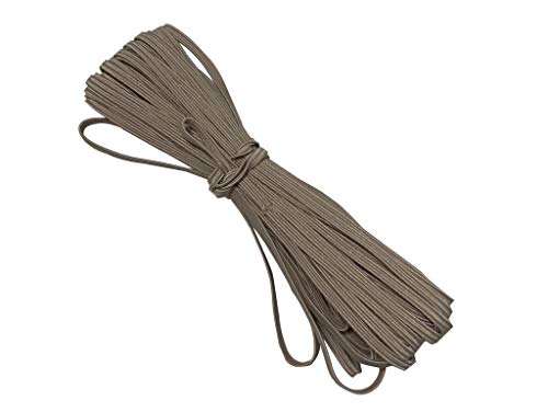 Uska elastična traka od 1/8 inča, pletena elastična elastična traka za maske za lice, trake za glavu ili kravate za kosu - 10 metara