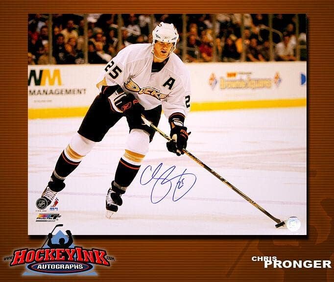 Chris Pronger je potpisao patke 16x20 Fotografije - Autografirane NHL fotografije