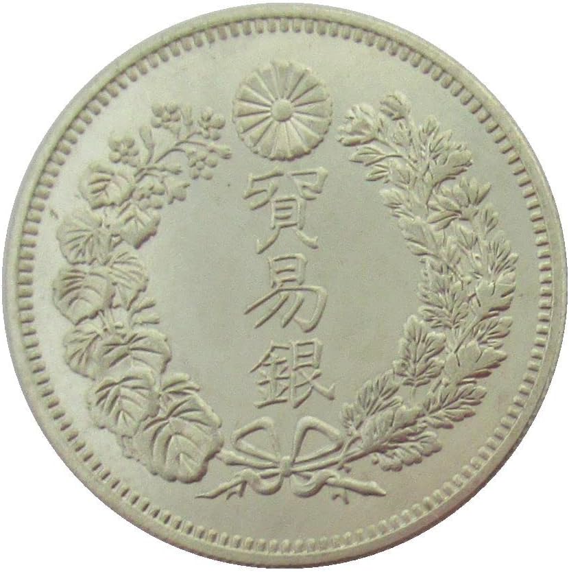 Japan Silver Dollar Trading Silver Meiji 7 godina srebrna replika replika komemorativna kovanica