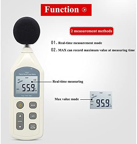 FZZDP Digitalni mjerač razine zvuka 30-130DB mjerenje buke mjerni instrument decibel zapisnik dnevnika zapisnika