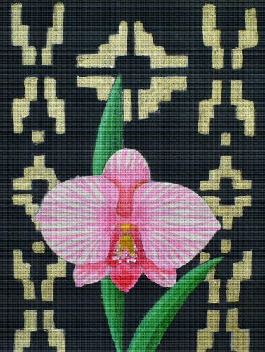 Umjetnička igla ružičasta orhideja igla