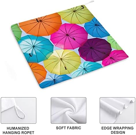 Ručnik za ručni ručnik šareni kišobran ručnici za ručnike za ručnike dizajna za kupaonicu sportski sport sportovi