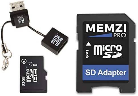 Memorijska kartica MEMZI PRO 32 GB, 90 Mb/s klase Micro SDHC 10 s adapterom za SD i USB-ридером za mobilne telefone Blu X8 HD, Advanced