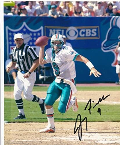 Jay Fiedler Miami Dolphins Action potpisan 8x10 - Autografirane NFL fotografije