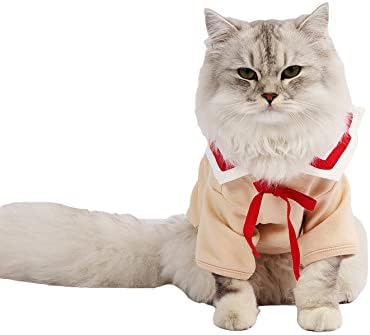 Qwinee mačka košulja mornar ovratnik rastezljive mačke dukserice prozračna pseća majica odjeća za male srednje pse štene macine marenice
